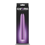 Вибратор классический хромированный NS Novelties Chroma фиолетовый