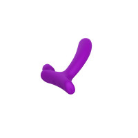 Вибратор в форме буквы,, L,,со стимуляцией клитора и точки G Chisa Lust Ripple Horny, фиолетовый