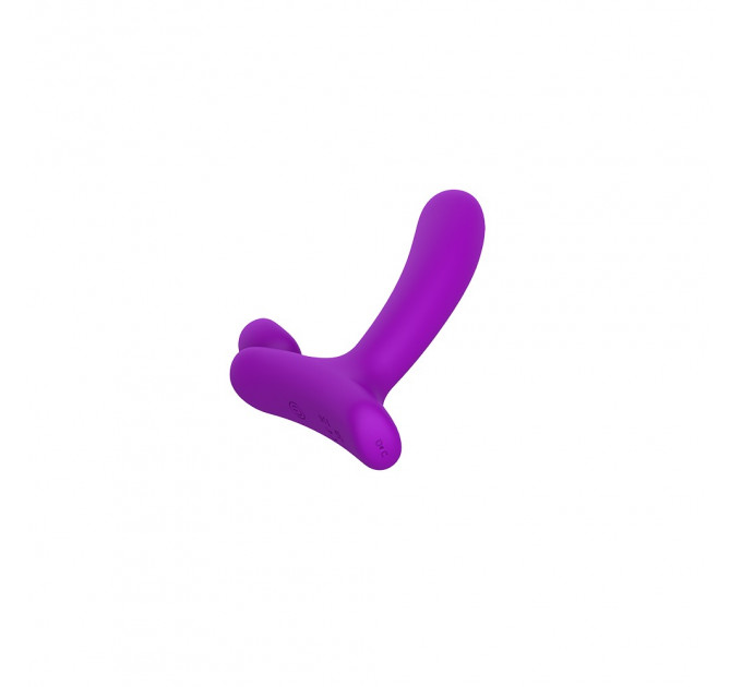 Вібратор у формі літери" L" зі стимуляцією клітора і точки G Chisa Lust Ripple Horny, фіолетовий