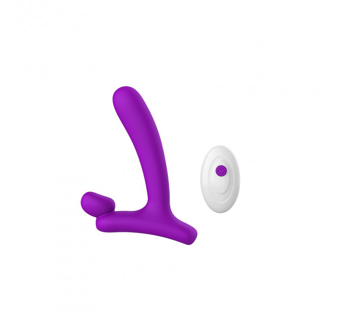 Вібратор у формі літери" L" зі стимуляцією клітора і точки G Chisa Lust Ripple Horny, фіолетовий