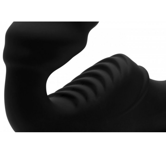 Безремневой страпон с вибрацией Pro Rider Strapless Strap-on Vibrator с пультом