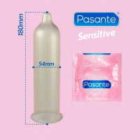 Презервативы ультратонкие Pasante Sensitive Feel латексные (цена за упаковку 144 шт.)