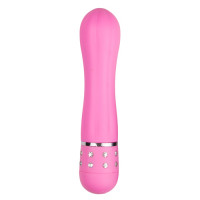 Вибратор Love Diamond Vibrator розовый, 11 см