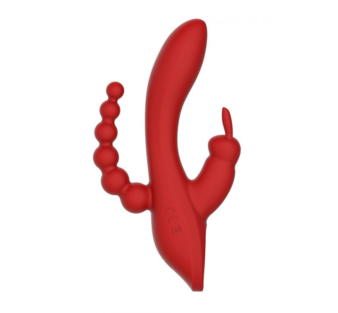 Вибромассажер тройной Dream toys RED REVOLUTION HERA