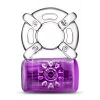 Эрекционное виброкольцо PLAY WITH ME ONE NIGHT STAND VIBRATING C-RING PURPLE