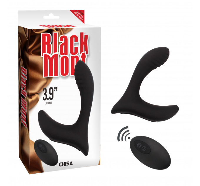 Массажер простаты Chisa Black Mont Prostate Screamer с вибрацией, черный