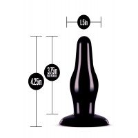 Анальный плаг ANAL ADVENTURES PLEASURE PLUG BLACK