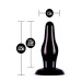 Анальный плаг ANAL ADVENTURES PLEASURE PLUG BLACK