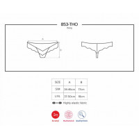 Трусики Obsessive 853-THO-2 thong white S/M