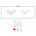 Трусики Obsessive 853-THO-2 thong white S/M