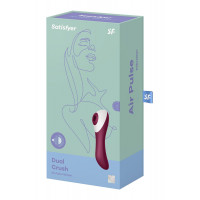 Вакуумний кліторальний стимулятор із вібрацією Satisfyer Dual Crush