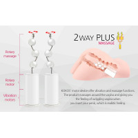 Мастурбатор Kokos Hera Hip Real Deluxe з вібрацією