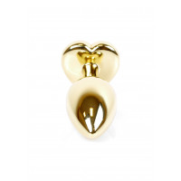 Анальная пробка S с зеленым камнем Boss of toys Jewellery