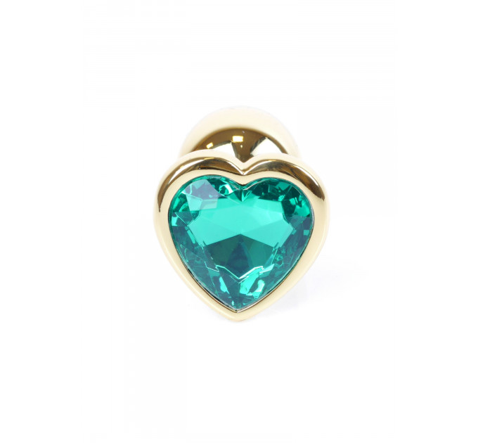 Анальная пробка S с зеленым камнем Boss of toys Jewellery