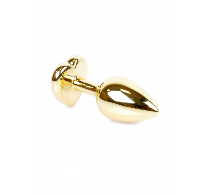 Анальная пробка S с зеленым камнем Boss of toys Jewellery