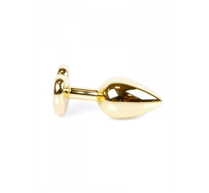 Анальная пробка S с зеленым камнем Boss of toys Jewellery