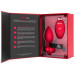 Анальная пробка с вибрацией и пультом управления B-Vibe Vibrating Heart Plug M/L Red