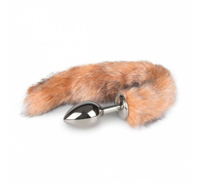 Анальная пробка M Silver Fox Tail Plug Dildo Butt Plugs Easy Toys