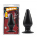Анальный плаг конической формы Chisa Rubicon черный, Large