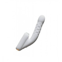 Безконтактний вібратор-стимулятор з фрикціями Qingnan No.7 Thrusting with Suction White