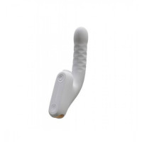 Безконтактний вібратор-стимулятор з фрикціями Qingnan No.7 Thrusting with Suction White