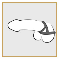 Эрекционное кольцо двойное Bad Kitty Cock Ring, 3.2 см