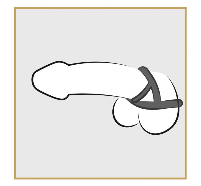 Эрекционное кольцо двойное Bad Kitty Cock Ring, 3.2 см