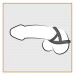Эрекционное кольцо двойное Bad Kitty Cock Ring, 3.2 см