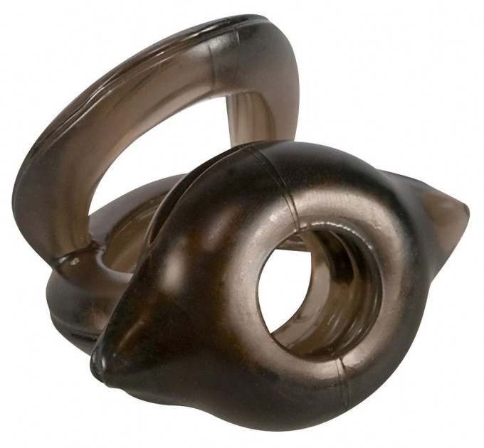 Эрекционное кольцо двойное Bad Kitty Cock Ring, 3.2 см
