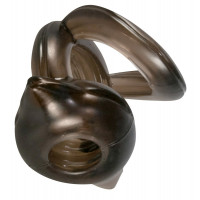 Эрекционное кольцо двойное Bad Kitty Cock Ring, 3.2 см