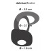Эрекционное кольцо двойное Bad Kitty Cock Ring, 3.2 см