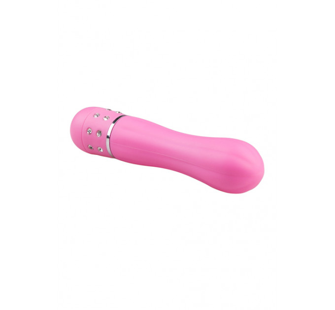 Вибратор Love Diamond Vibrator розовый, 11 см