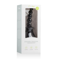 Анальный душ Easytoys Steamy Douche с рельефным носиком, черный