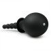 Анальный душ Easytoys Steamy Douche с рельефным носиком, черный