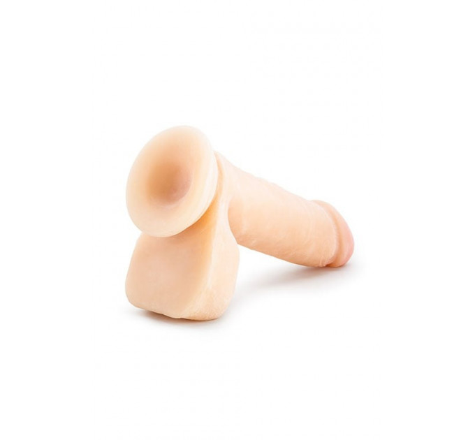 Фаллоимитатор реалистичный Blush Au Naturel Sensa Feel на присоске, бежевый