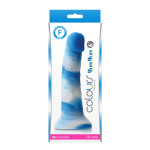 Фаллоимитатор силикон NS Novelties COLOURS PLEASURES YUM 6" DILDO BLUE