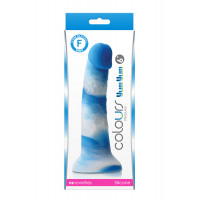 Фалоімітатор силікон NS Novelties COLOURS PLEASURES YUM 6" DILDO BLUE