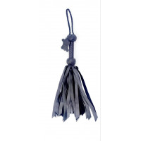 Флогер шкіра Ds Fetish Calf Leather Flogger Round Knotting XA313