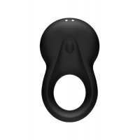 Кольцо эрекционное Satisfyer SIGNET RING с подключением к приложению, черное