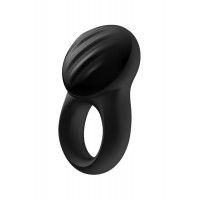 Кольцо эрекционное Satisfyer SIGNET RING с подключением к приложению, черное