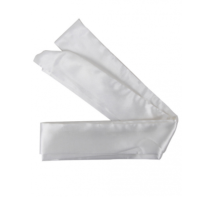 Кружевной халат Star Night с поясом и стрингами, белый, XS-S