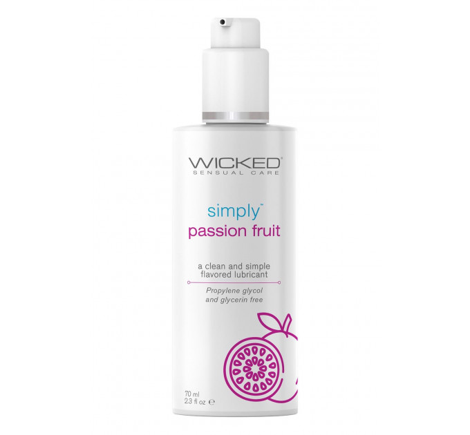 Лубрикант Wicked Sensual Care на водной основе Маракуйя 70 ML