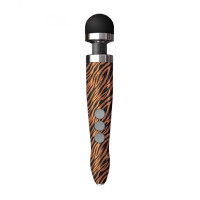 Массажер-микрофон Doxy Die Cast 3R Wand Vibrator Tiger, тигровый Массажер-микрофон Doxy Die Cast 3R Wand Vibrator Tiger, тигровый