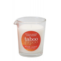 Массажная свеча для нее Ruf Taboo Peche Sucre с ароматом нектарина, 60 гр