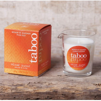 Масажна свічка для неї Ruf Taboo Peche Sucre з ароматом нектарину, 60 гр