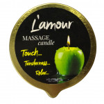 Масажна свічка L'amour Juicy Apple золота, 70 мл