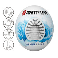 Мастурбатор яйцо Pretty Love Pleasure Egg белый