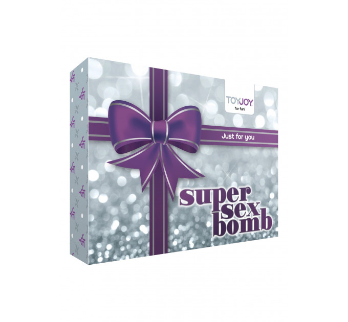 Набор БДСМ секс игрушек Toy Joy Super Sex Bomb, 9 предметов, фиолетовый