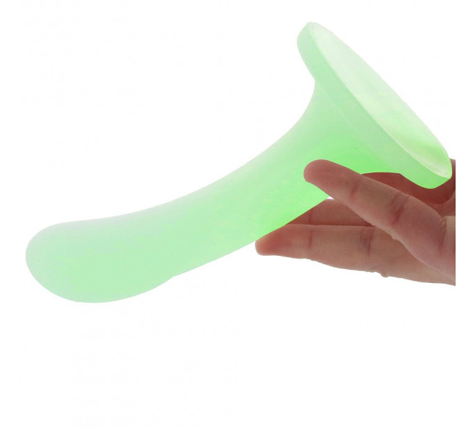 Набор БДСМ люминесцентный Whipsmart Glow In The Dark страпон, маска на глаза и веревка
