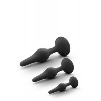 Набор из трех анальных пробок Anal Adventures Platinum Silicone